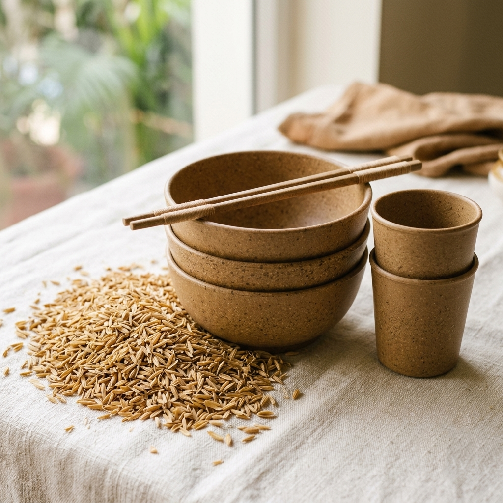 Rice Husk Tableware