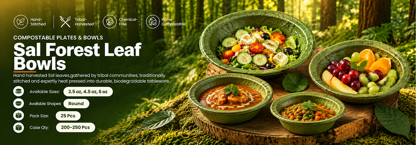 Compostable Plates & Bowls