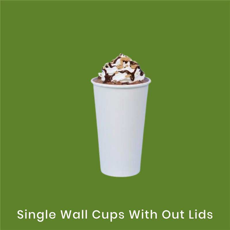 Single Wall Cups With out Lids