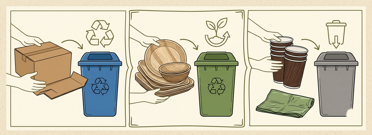 Everything composts, including the liner